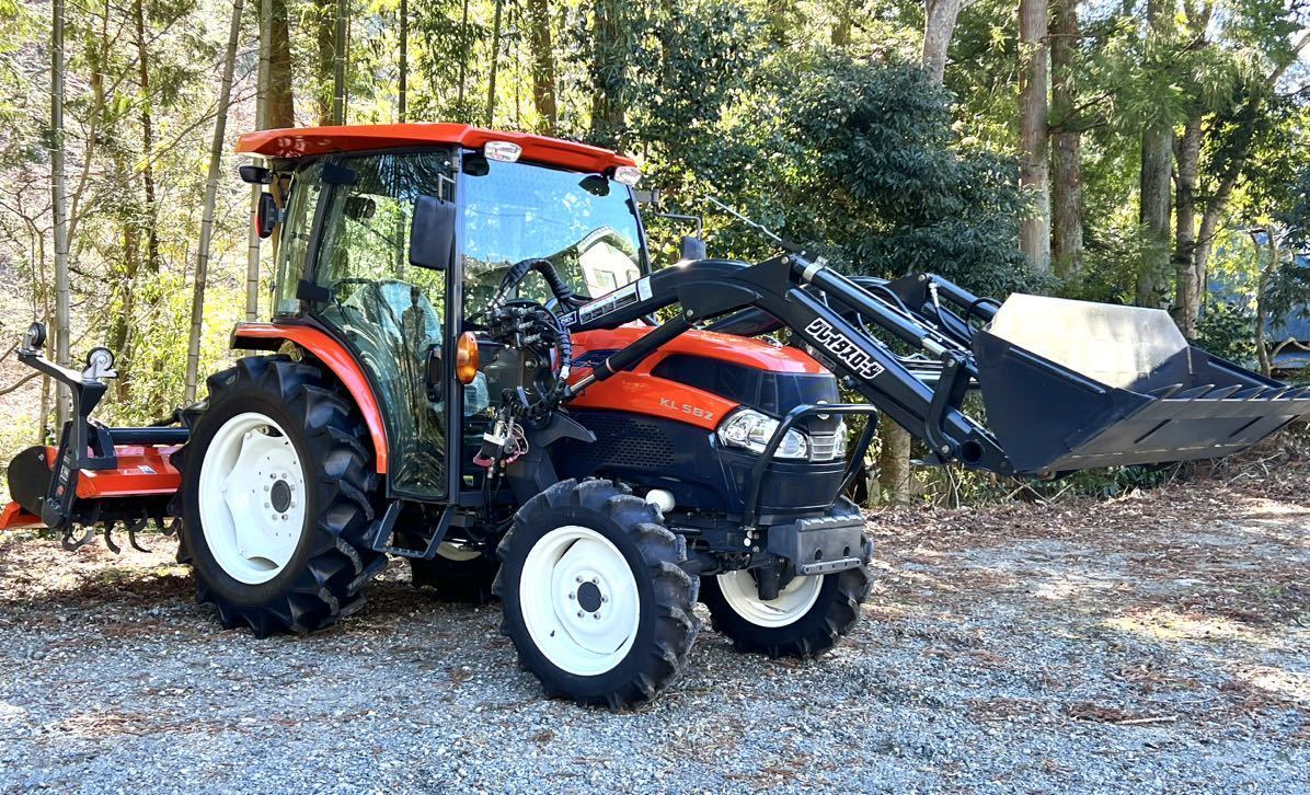 目立った傷や汚れなし】クボタトラクターKL58Z ☆ DUAL DRIVE