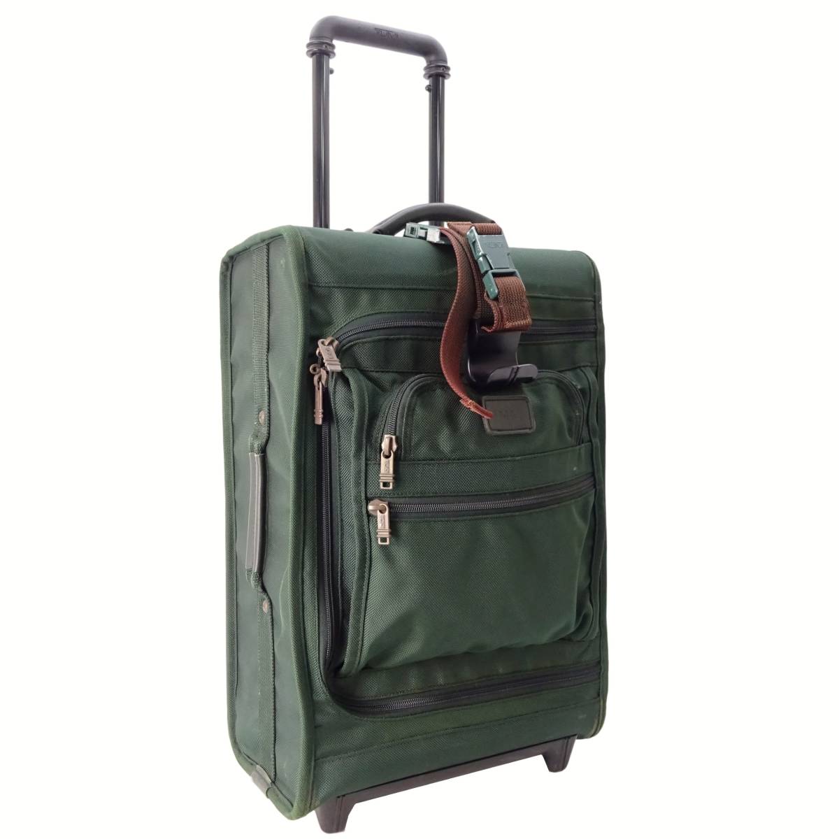 【傷や汚れあり】本物 トゥミ/TUMI トロリー リュック/グリーンナイロンキャンバス スーツケース/キャリーケース/トランク/旅行かばん/819254の落札情報詳細 ヤフオク落札価格検索
