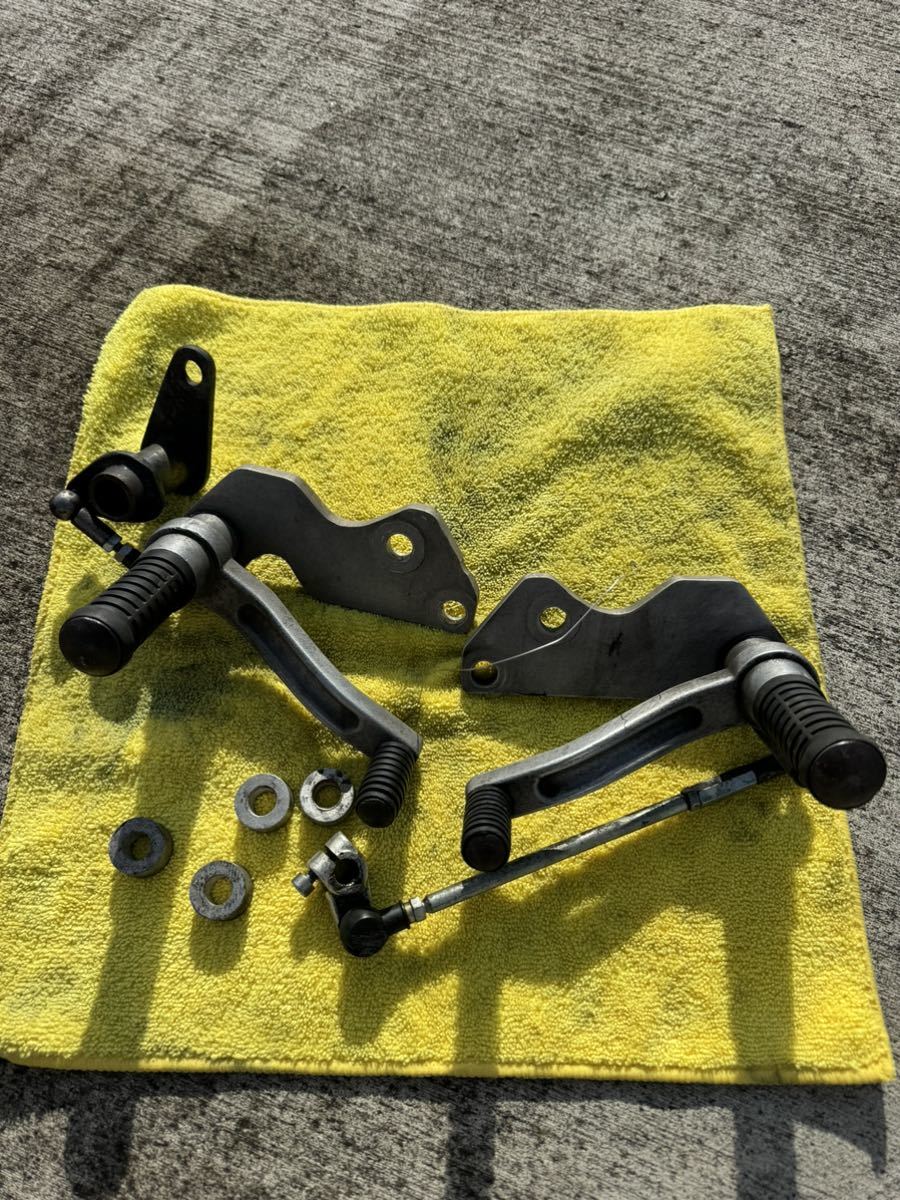 中古】カワサキ KZ1000 ステップセット（カワサキ ZX-14R ABS ETC 