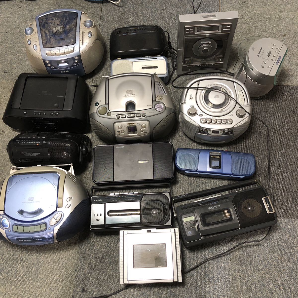 カセットプレーヤー ジャンク品 大量 まとめセット