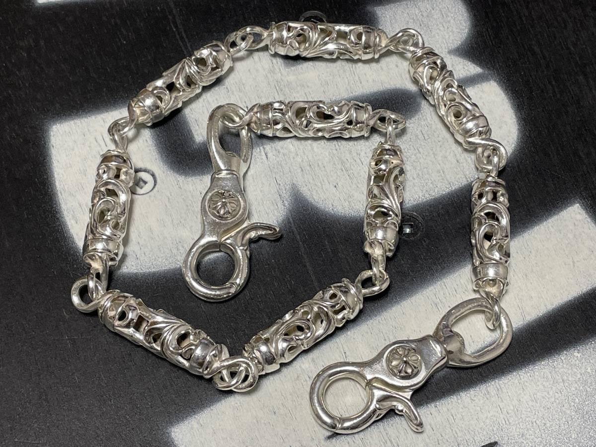 【目立った傷や汚れなし】新品仕上げ アローズ保証書付属 CHROME HEARTS クロムハーツ CHAIN ROLLER ローラーチェーン