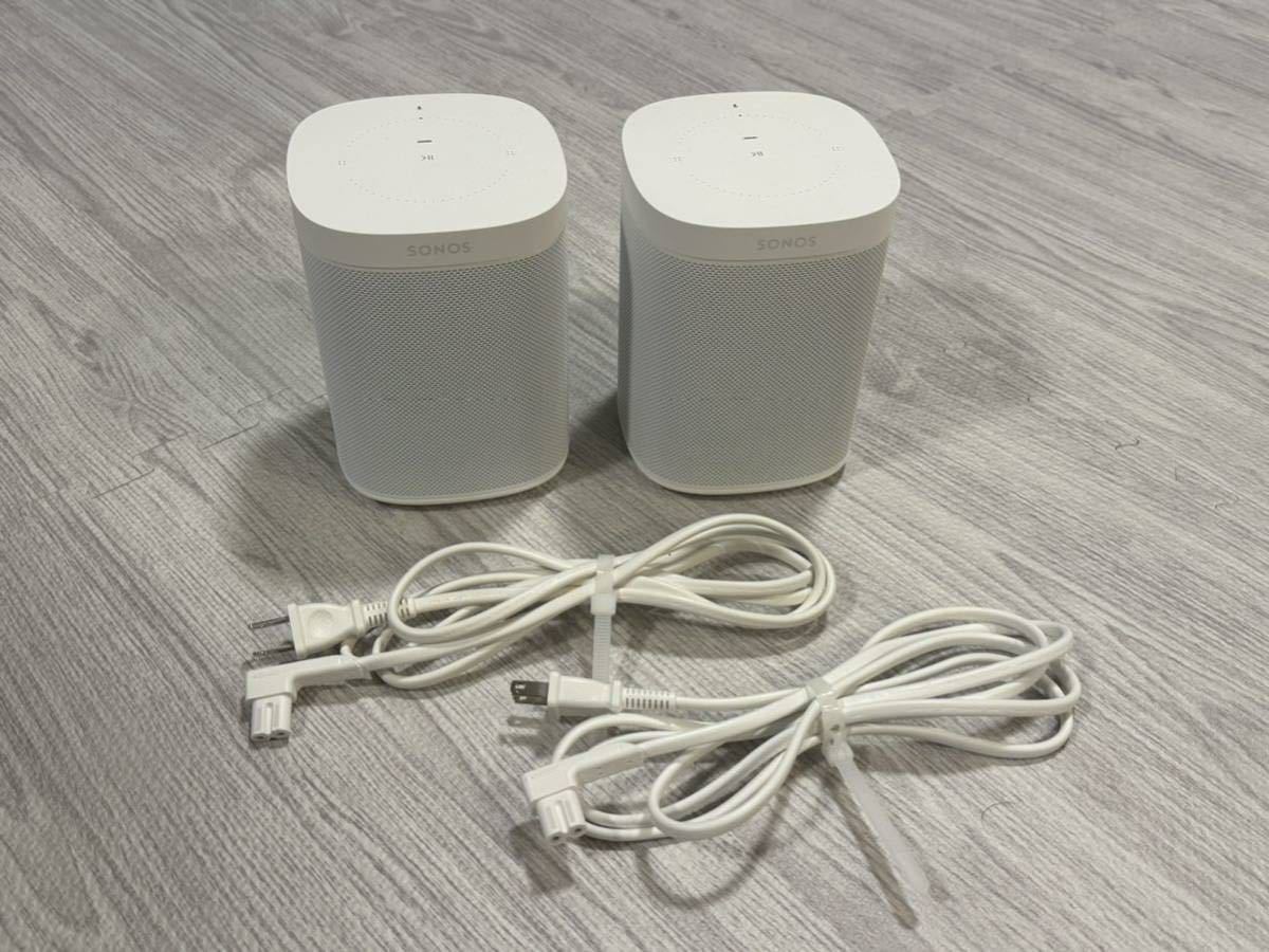 SONOS ONE2台セット 未使用に近い】sonos one 2つセットの落札情報