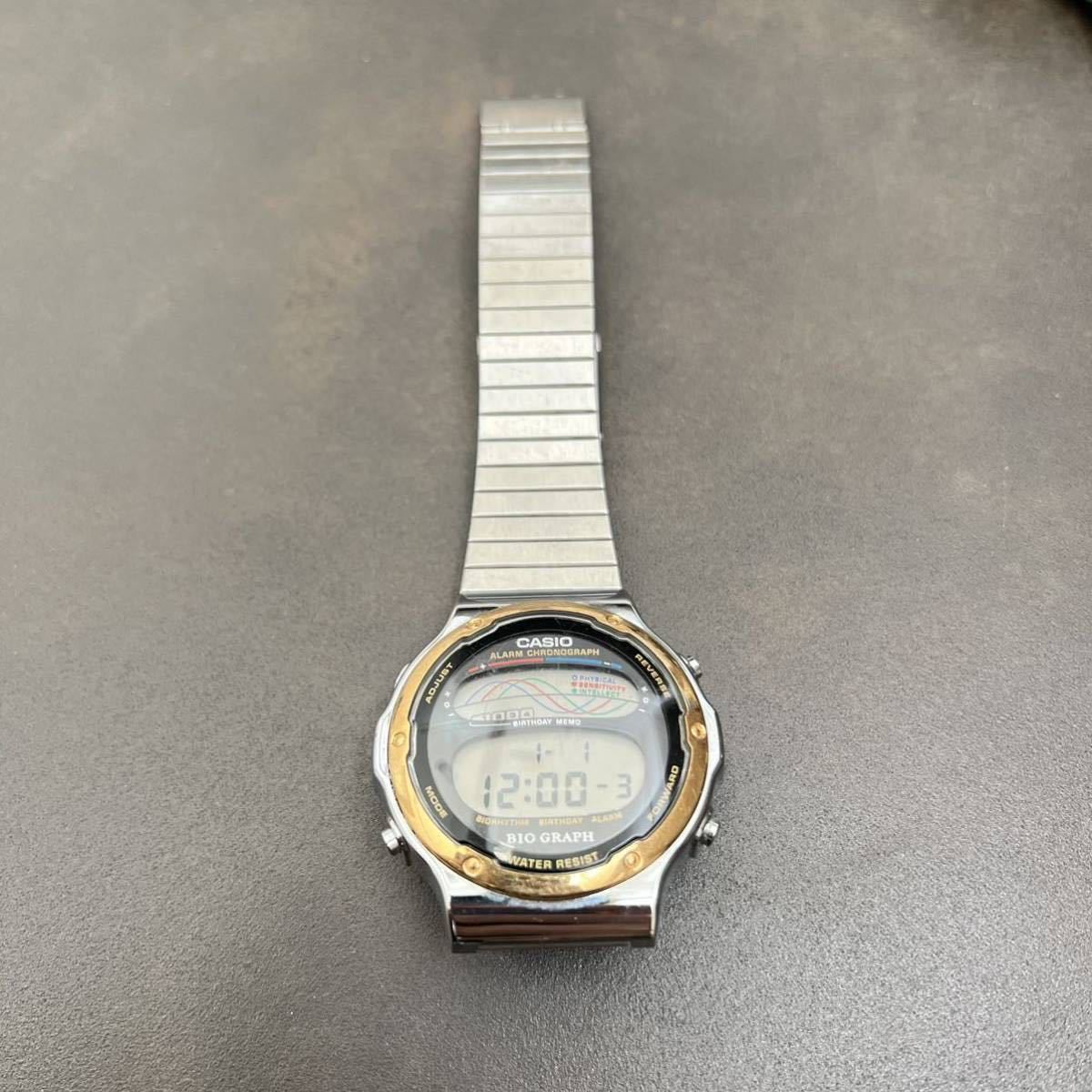 レア中古動品BH-200カシオ デジタル バイオグラフアラームクロノ Yahoo!オークション - 120円 CASIO カシオ 腕時計 BH-200 アラーム