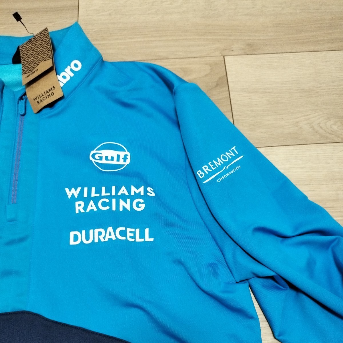 未使用】2023ウィリアムズ レーシングF1 チーム支給品 ハーフZIPプル  