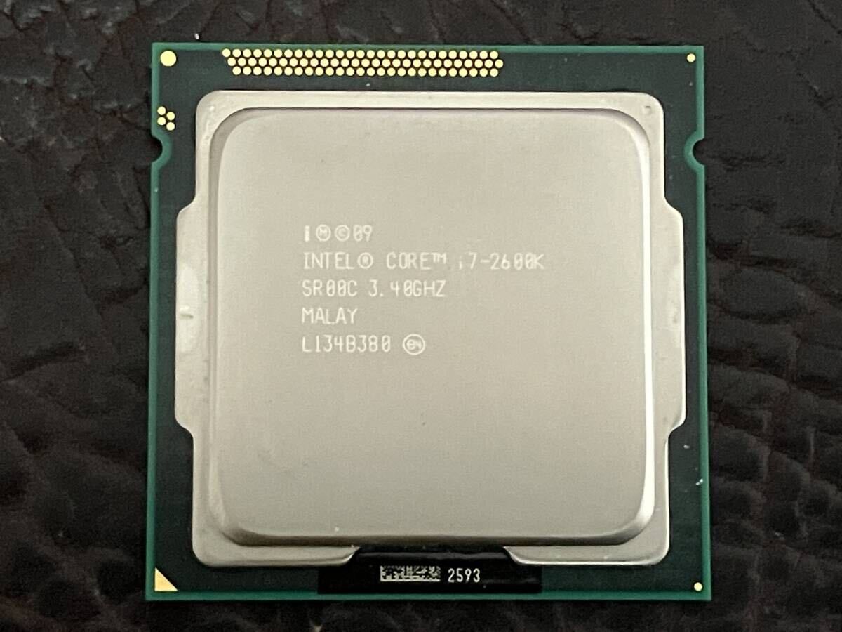 【やや傷や汚れあり】★ 送料無料 デスクトップPC用CPU ★ intel core i7 2600k 第2世代 Sandy Bridge 3 ...