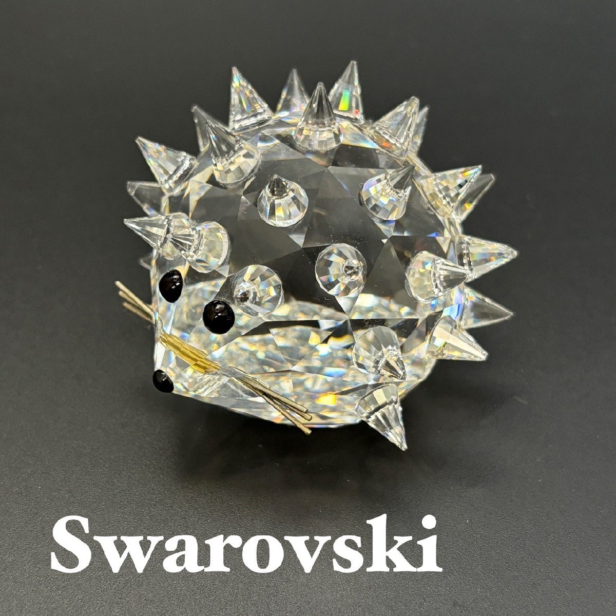 【Swarovski　スワロフスキー】クリスタル　ペーパーウェイト　共箱　文房具 Swarovski スワロフスキー】クリスタル ペーパーウェイト 共箱