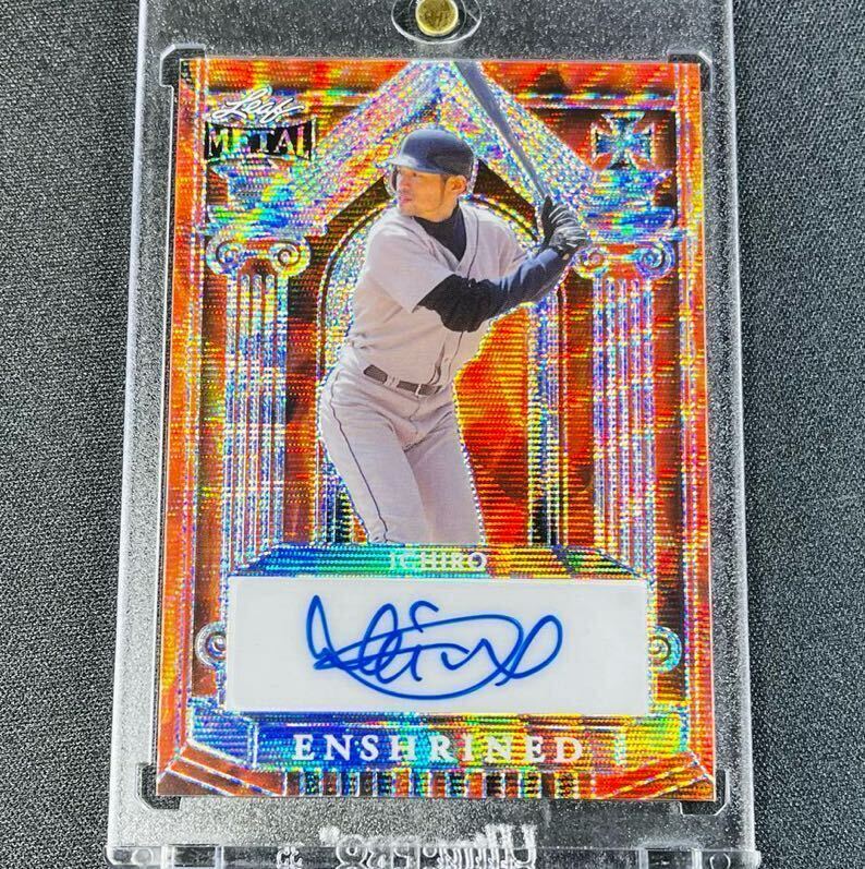 MLB☆イチロー 13 Leaf Sports 3枚限定直筆サインカード | イチロー
