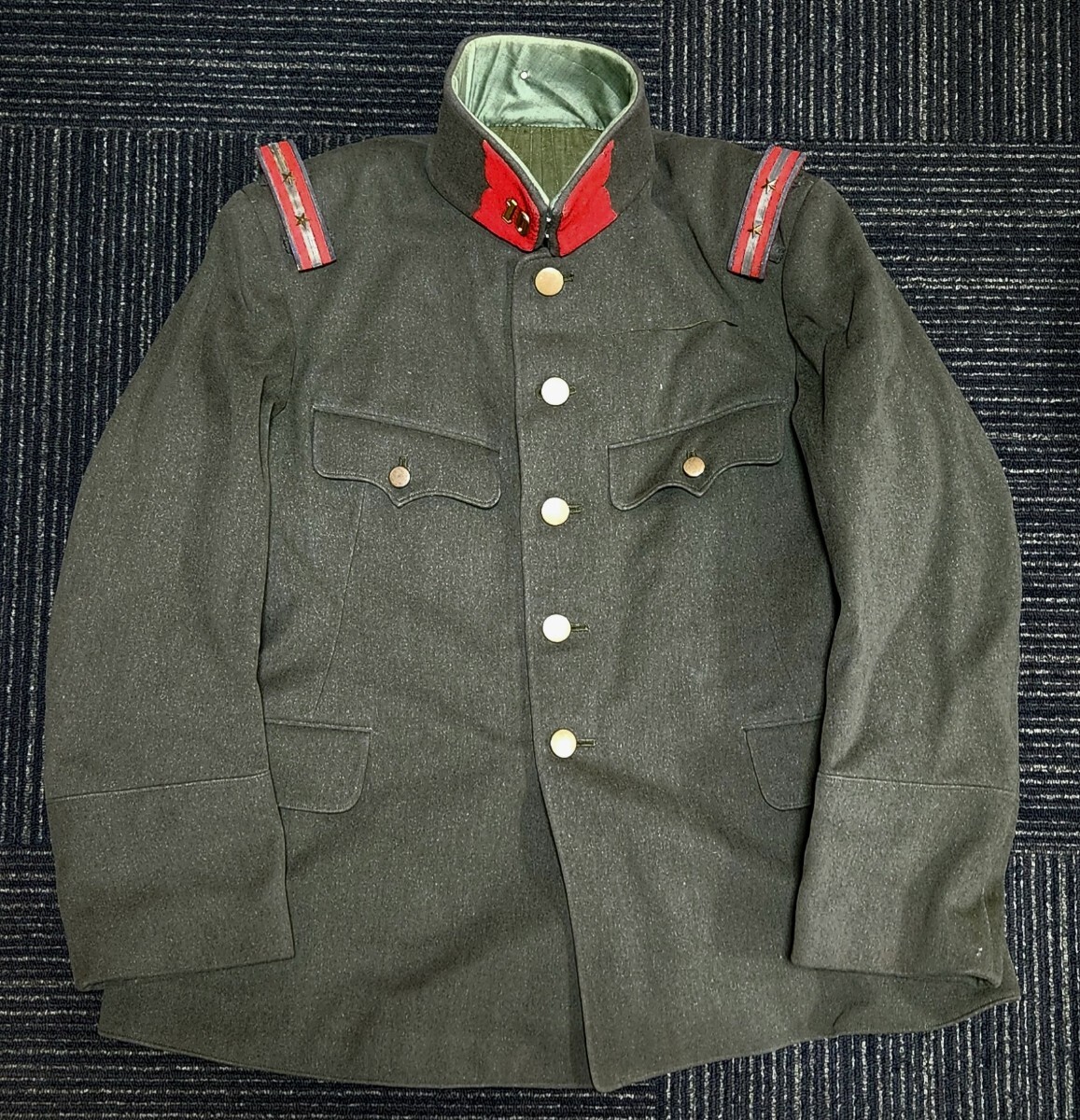やや傷や汚れあり】昭五式将校軍衣袴 上下完全揃 美品 日本陸軍服軍刀
