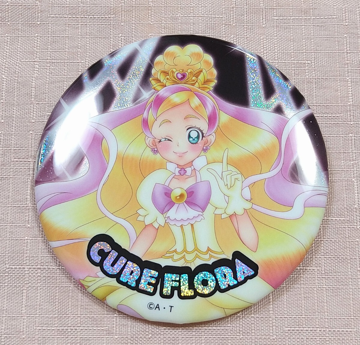 プリキュア展 缶バッジ キュアフローラ 春野はるか 春野はるかの絶望顔