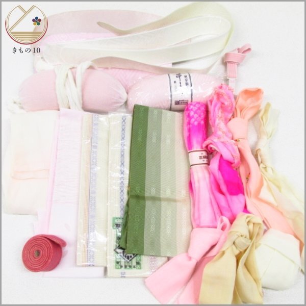 ★着物10★ 1円 男性用 着付け小物 まとめて１５点 和装小物 [同梱可] ☆ (着物 着付けセット 10点) 安心セット 着付け小物セット 着付けセット 着付け小物 着物 留袖 訪問着 小紋 卒業式 伊達締め 帯枕 腰紐  着付けベルト 前板 衿芯(rg) | 京越卸屋