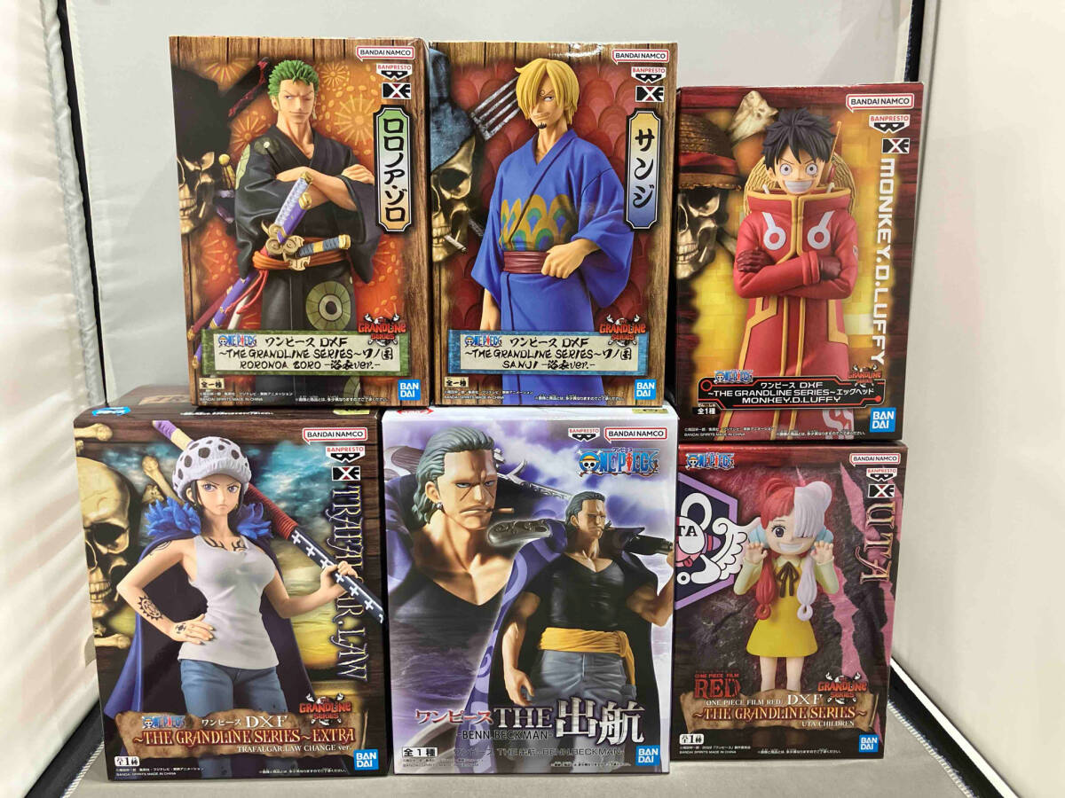 やや傷や汚れあり】バンプレスト ワンピース フィギュア6体まとめ売り 