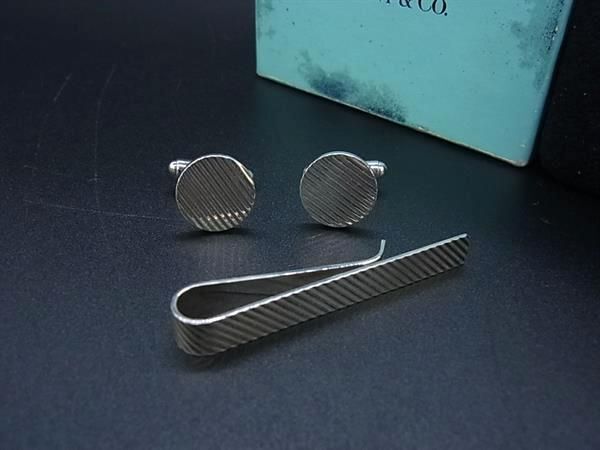 TIFFANY&Co. ティファニー カフス SV925 ネクタイピンセット TIFFANY&Co. ティファニー カフス SV925 ネクタイピンセット