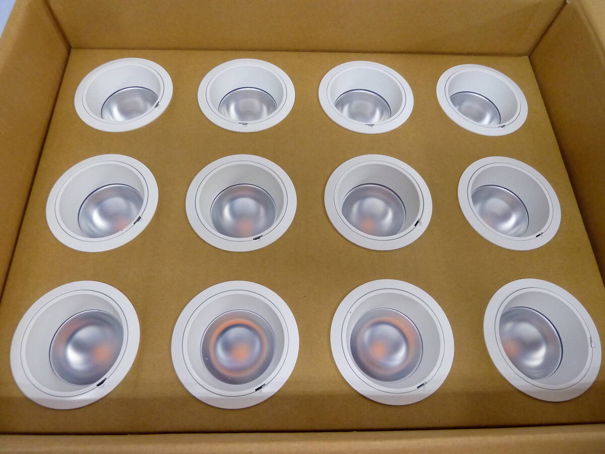 【未使用】★外箱潰れ Modulex モデュレックス 埋込式 MSP-080F/11B/P1/1 12個入り 未使用 ダウンライト 照明設備 ...