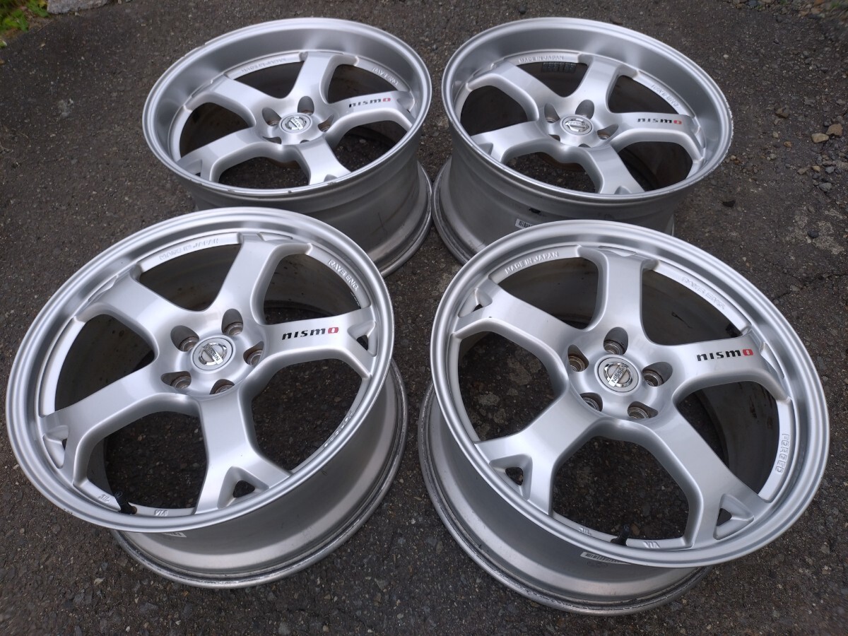 傷や汚れあり】フェアレディZ Z34 純正NISMOアルミホイール 19インチ9J