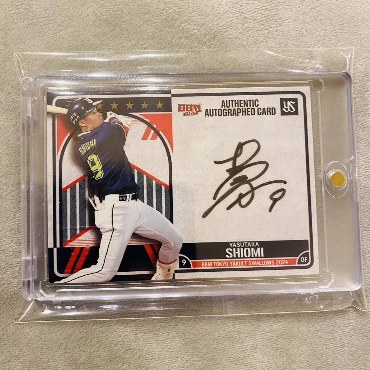 東京ヤクルトスワローズ 奥川恭伸 直筆サイン色紙 ヤクルトスワローズ