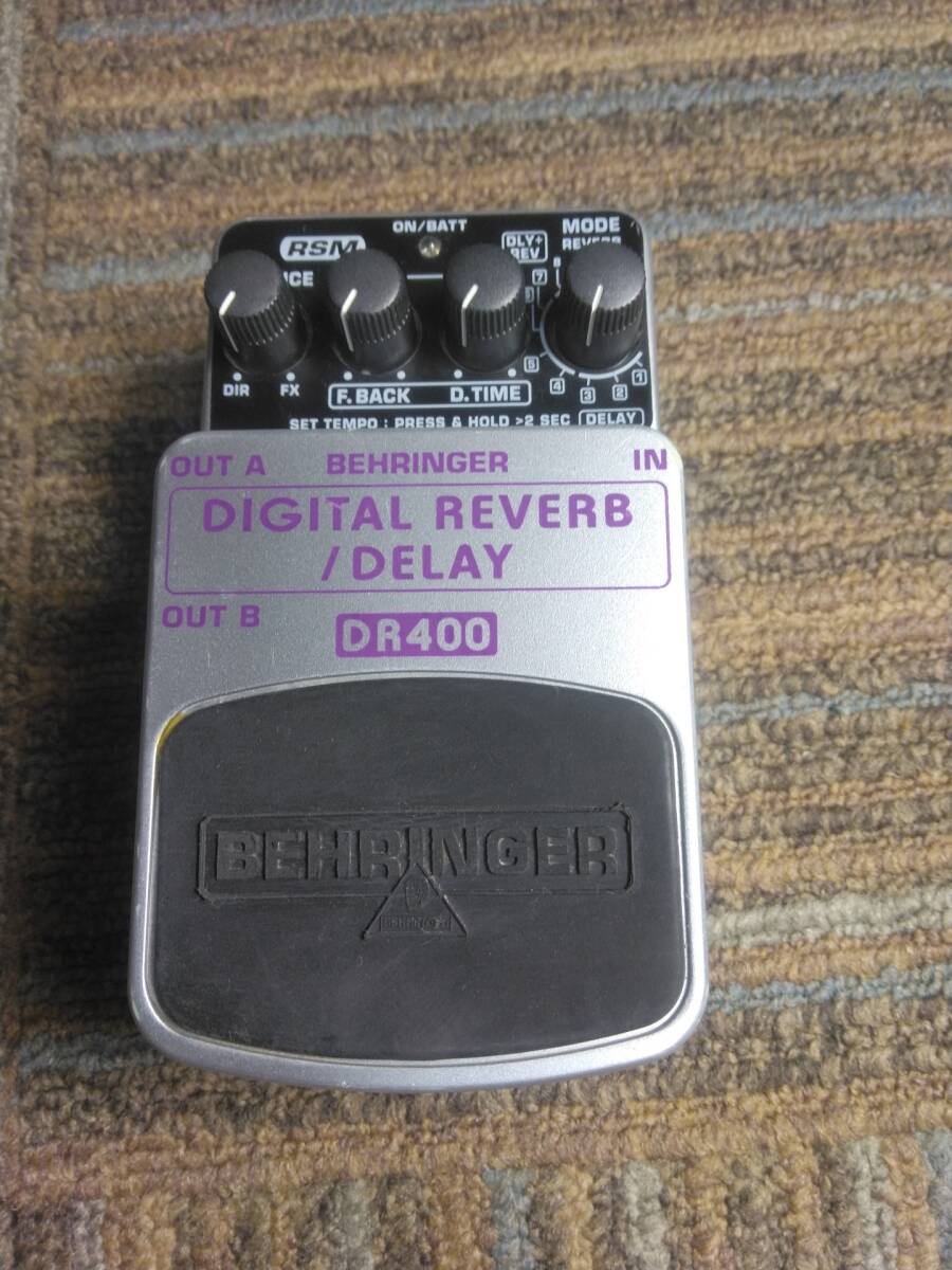 【やや傷や汚れあり】BEHRINGER DR400 DIGITAL REVERB DELAY / ベリンガー リバーブ ディレイ♪HGの落札 ...