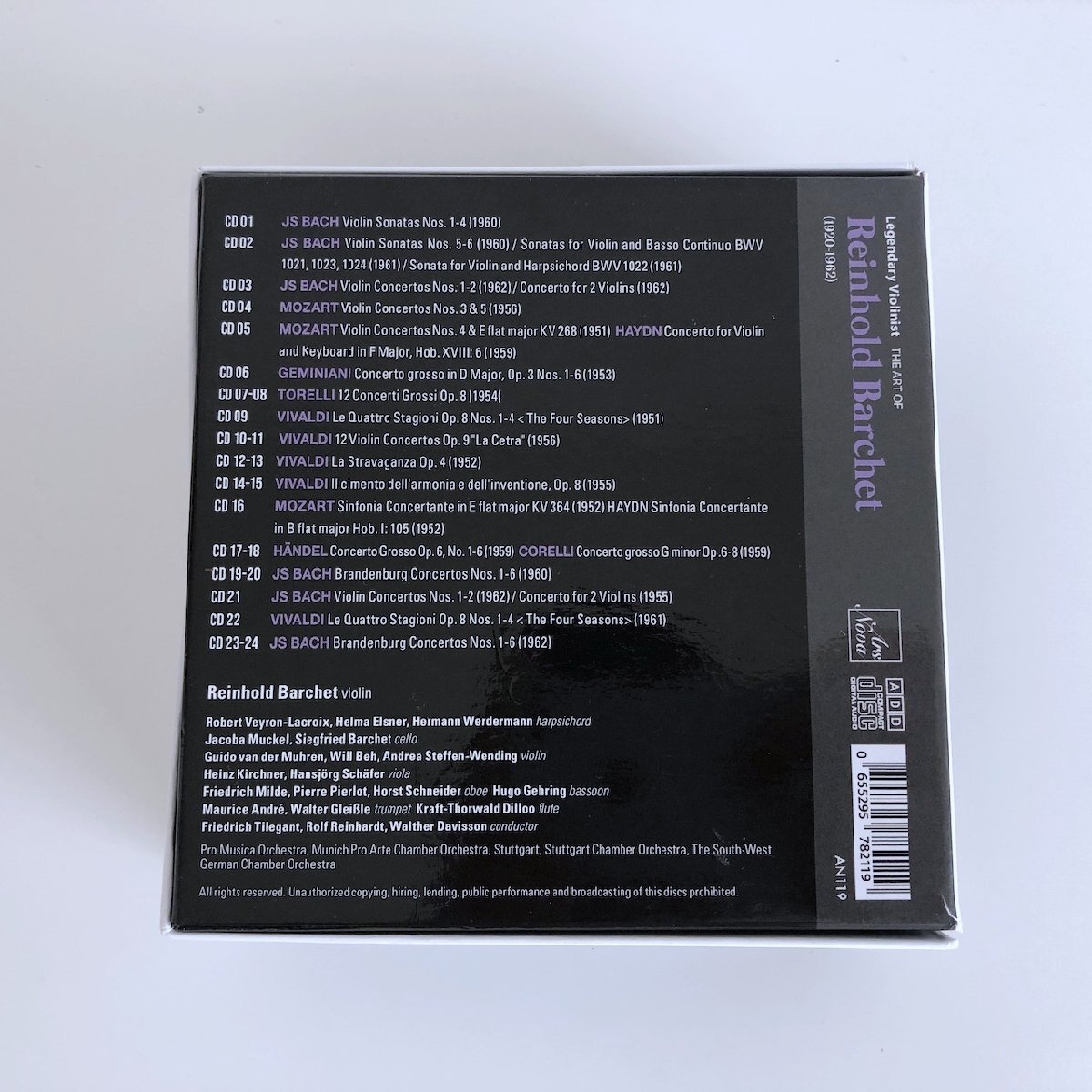 やや傷や汚れあり】CD/ 24CD / ラインホルト・バルヒェットの芸術