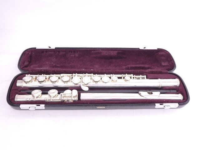 ○ヤマハフルートYFL-311頭部菅銀製Eメカ付 中古】ムラマツ フルート