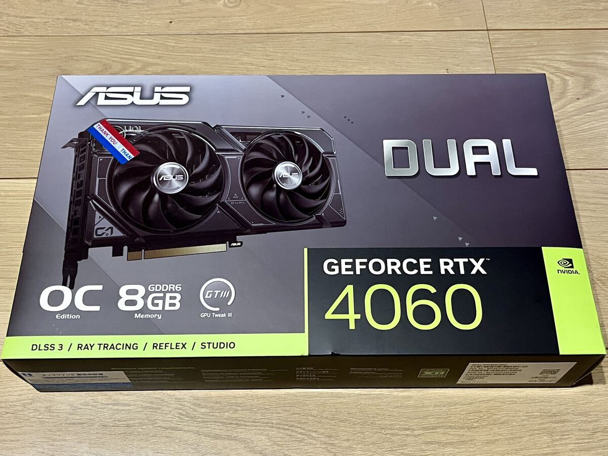 ASUS DUAL GEFORCE RTX4060 新品未使用品 Amazon | ASUS DUAL GeForce RTX 4060 OC エディション 8GB GDDR6