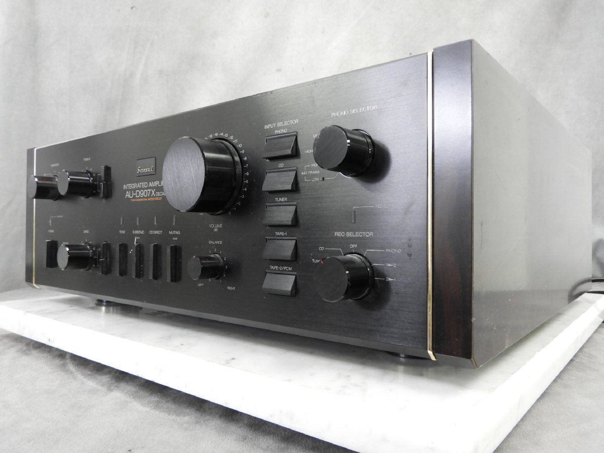 Sansui AU-D907X アンプ Amazon.co.jp: SANSUI 山水 サンスイ AU-D907X ブラック