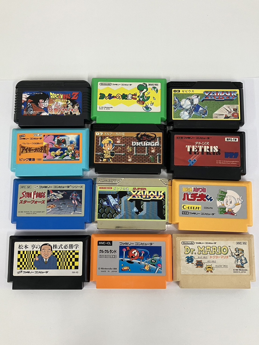 ファミリーコンピュータ 　ソフト　まとめ売り ファミリーコンピュータソフトまとめ売り！