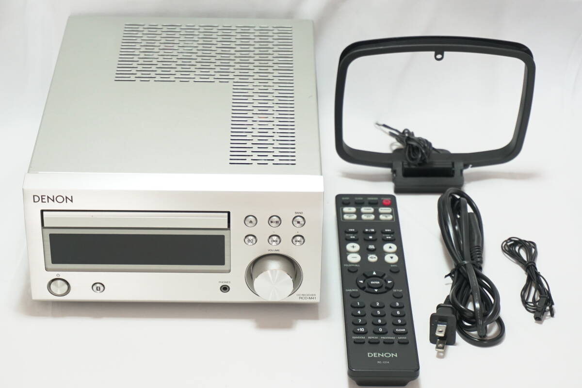 DENON RCD-M41 リモコン付 CD Bluetooth 美品 RCD-M41 - CDレシーバー