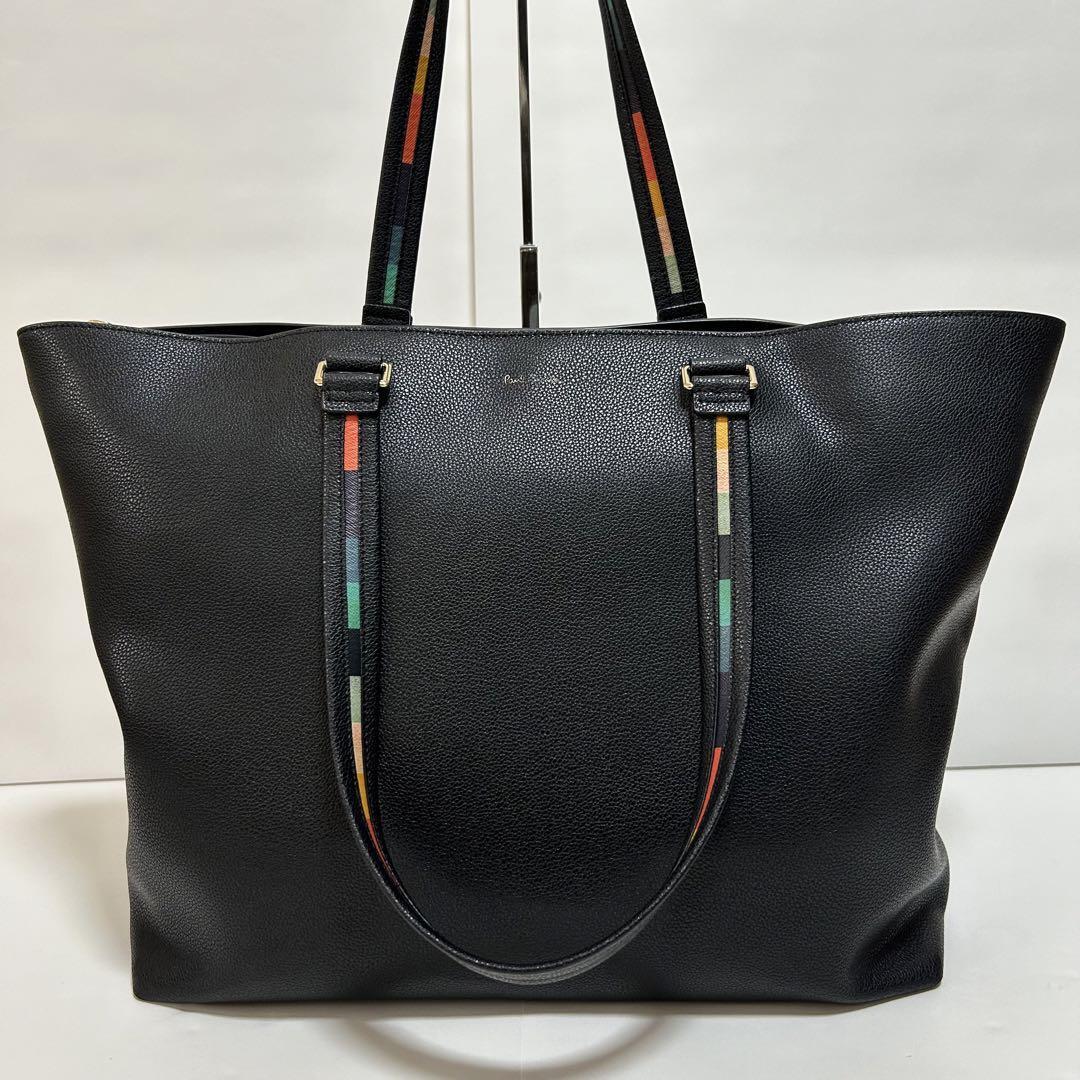 極美品】ポールスミス レザートートバッグ （極美品】ポール