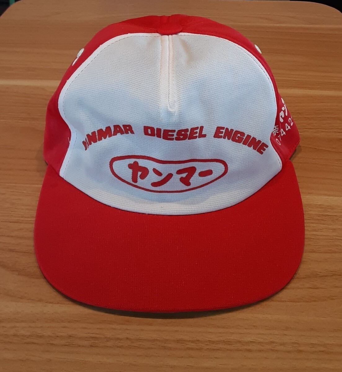傷や汚れあり】奈良 ヤンマー 販売 K.K. 帽子 フリーサイズ YANMAR