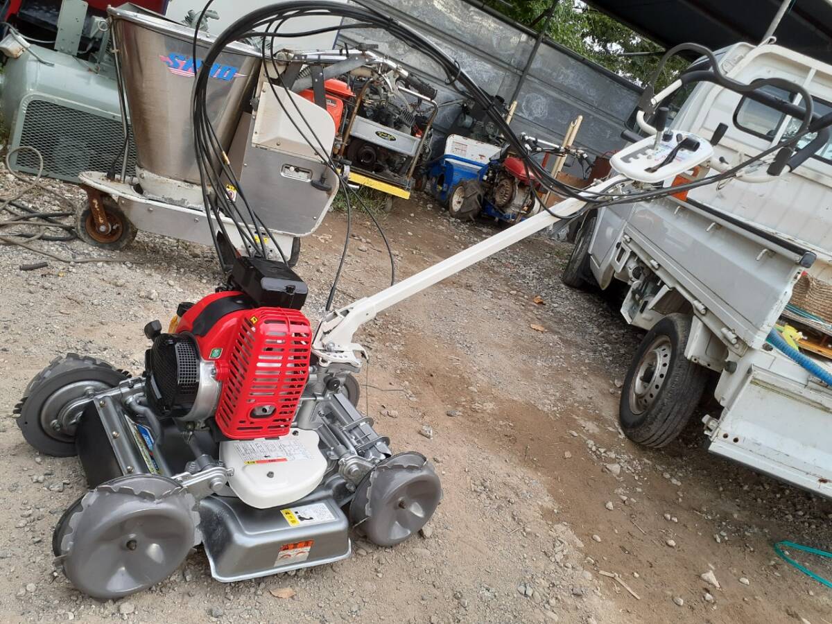 中古スパイダーモアイセキ4WD実働SP851A 中古 スパイダーモア 草刈機