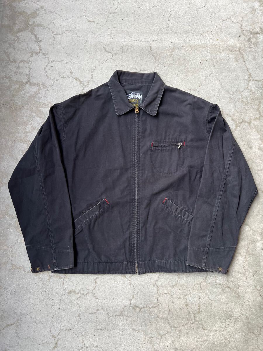 90s OLD STUSSY モノグラム ハット オールドステューシー 紺タグ