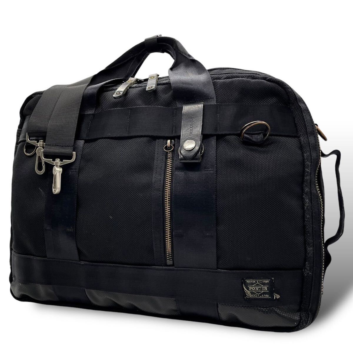 PORTER HEAT 3WAY リュック ショルダーバッグ ビジネス A4収納 PORTER