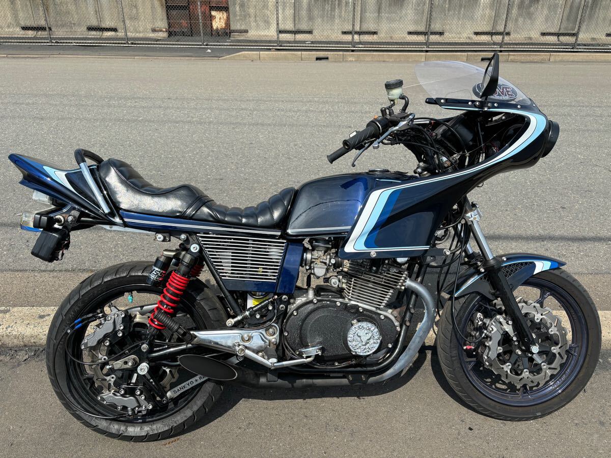 傷や汚れあり】GSX400E ザリ 450エンジン 三協仕様 フルカスタム 旧車