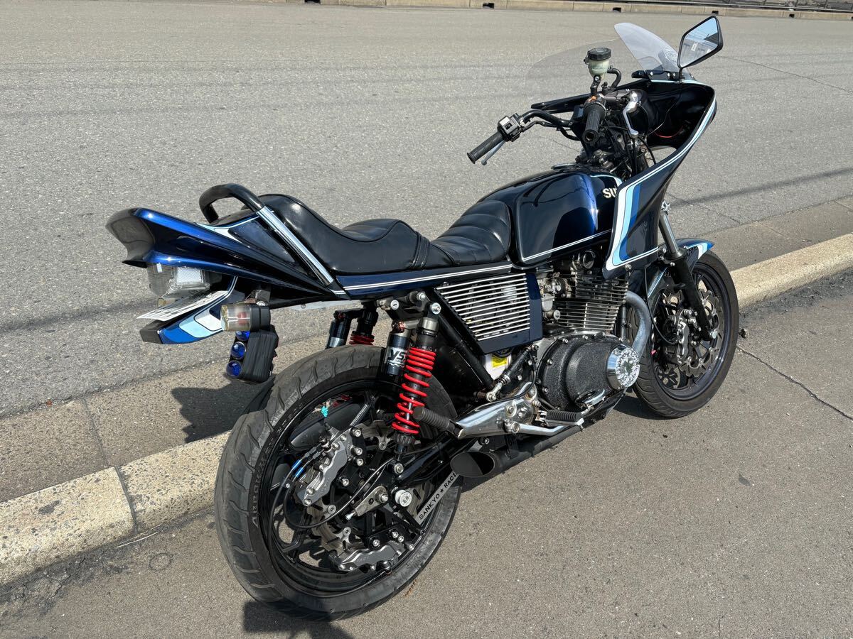 傷や汚れあり】GSX400E ザリ 450エンジン 三協仕様 フルカスタム 旧車