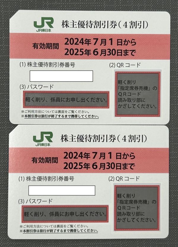 knm_023さま専用　JR東日本株主優待券　4枚 JR東日本 株主優待券 4枚