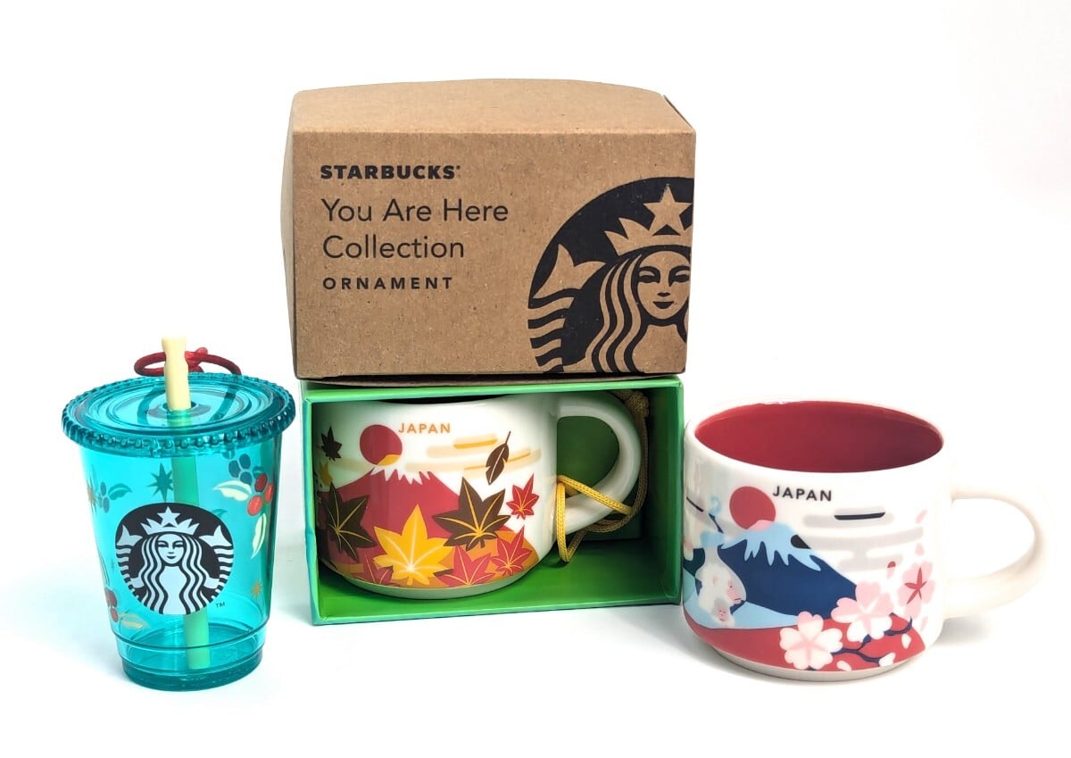 日本未発売 3個セット スターバックス ショッパー オーナメント 陶器