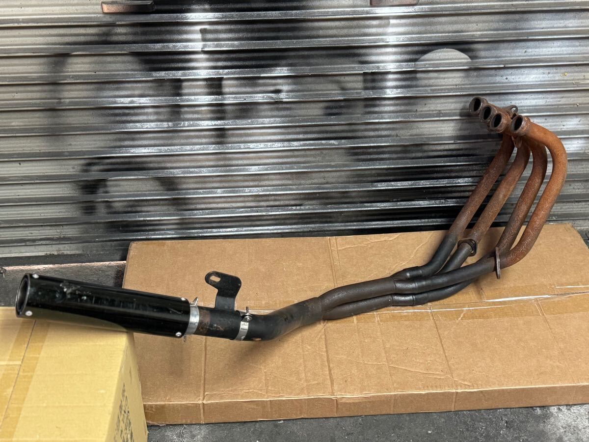 ホーク TNマフラー メッキ CB250T /クロス メガホン 管 未使用