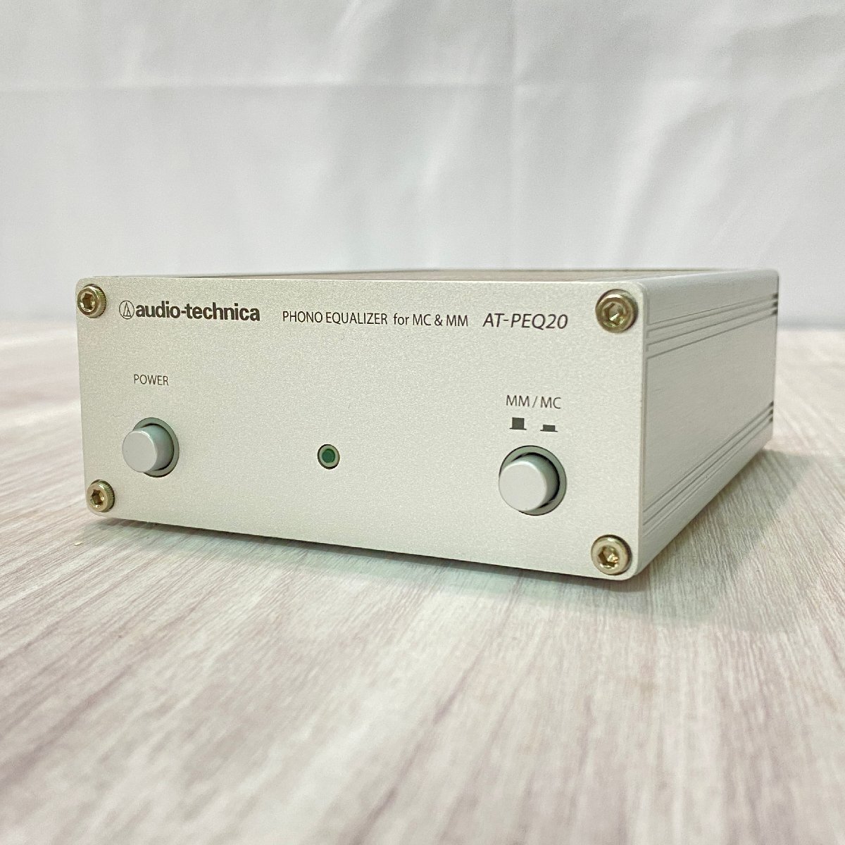 Audio technica AT-PEQ20 フォノイコライザー　MC/MM共 Audio technica AT-PEQ20 フォノイコライザー MC/MM共 audio