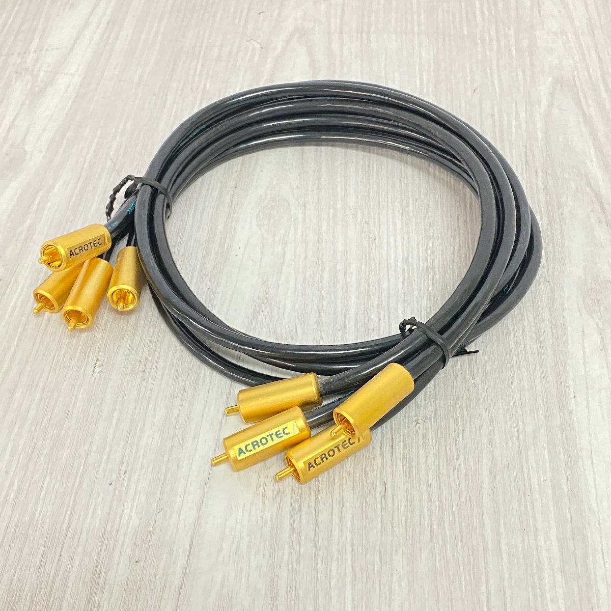 ACROTEC 6N-A2050 RCAケーブル 1m ペア(4本) ACROTEC