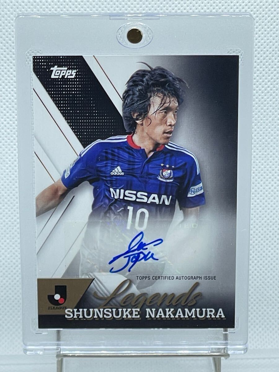中村俊輔 オートグラフカード 2024年 Jリーグ Topps