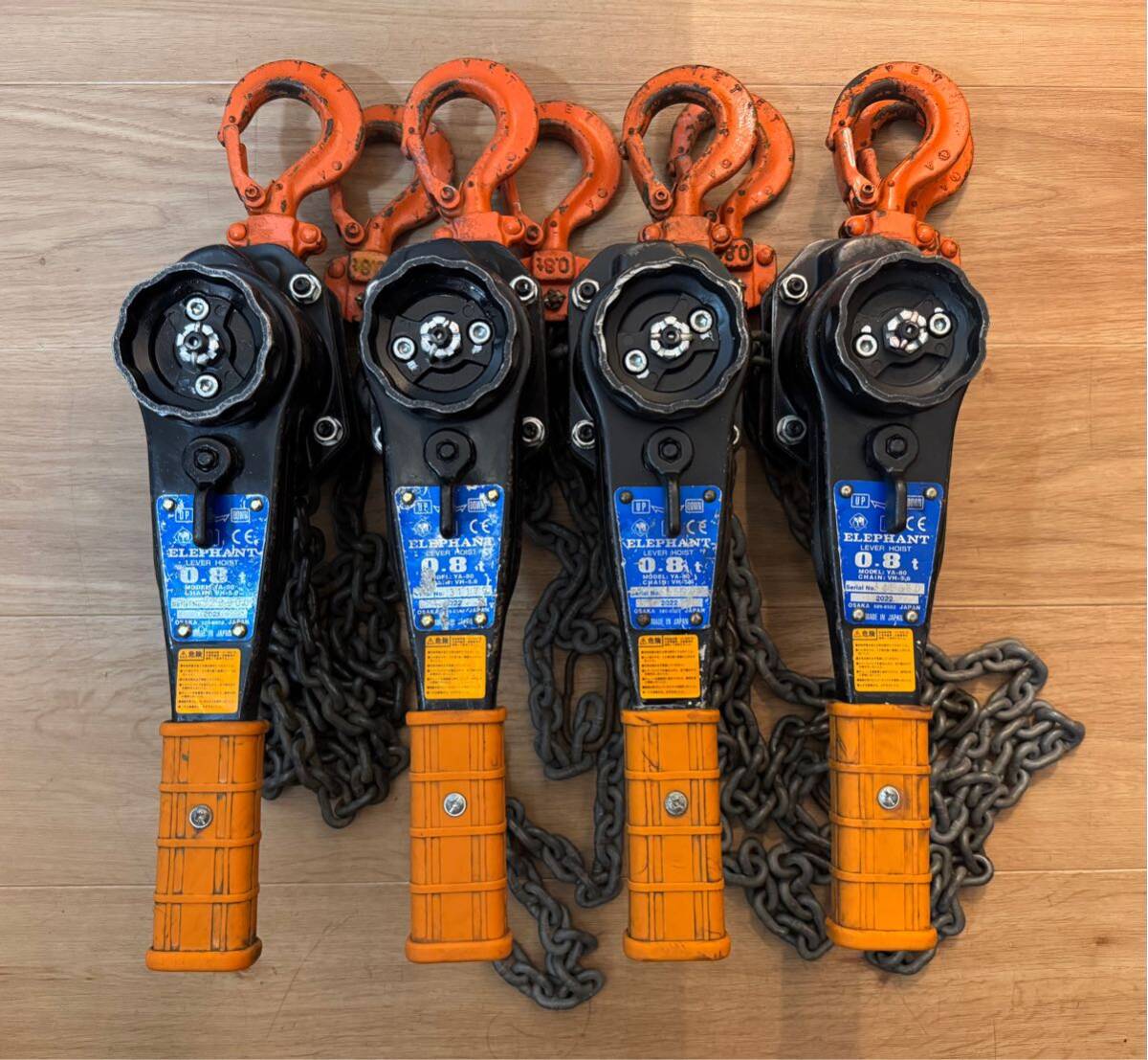 ELEPHANT エレファント レバーブロック 0.8t レバーホイスト 1911MK22 エレファントレバーブロック0.8t 象印 △△ELEPHANT エレファント