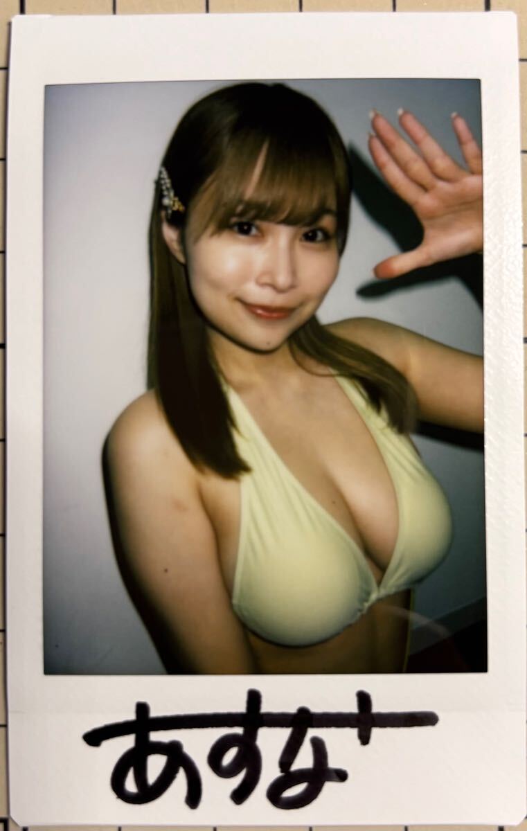 目立った傷や汚れなし】河合あすな サイン入りチェキ14 AV女優