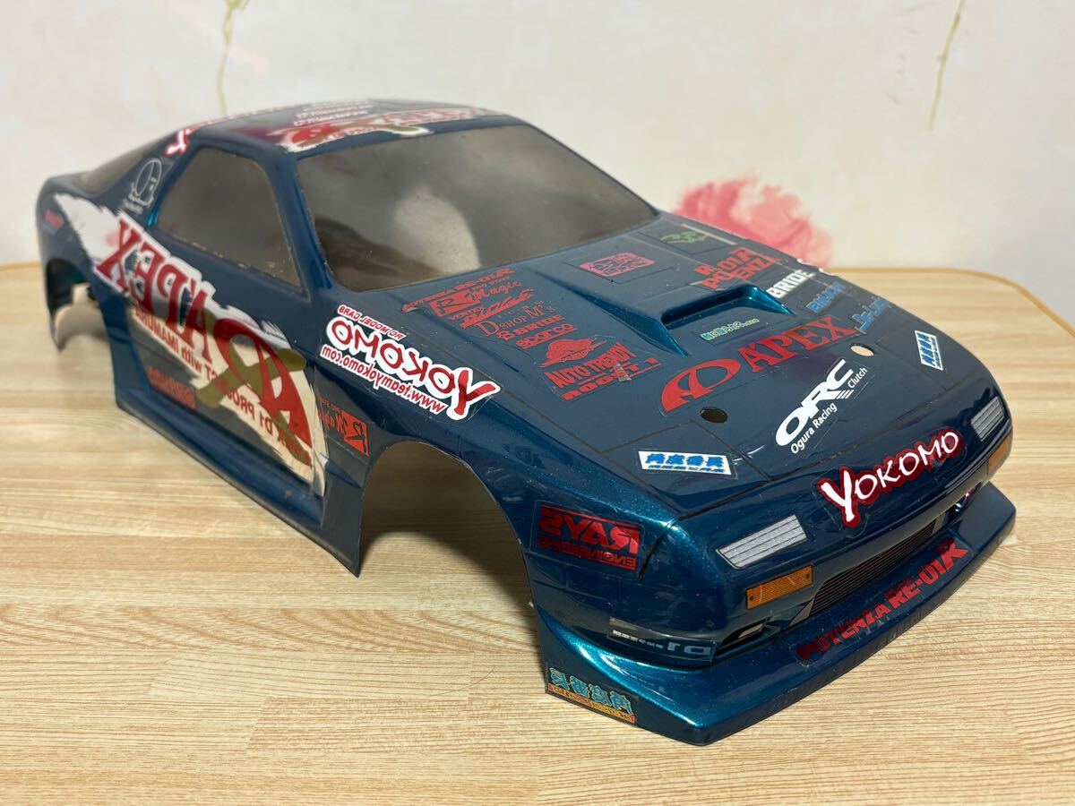 中古】RX-7 FC3S ヨコモ 侍 検)マツダ FD ヨコモ ラジコンボディ 1/10