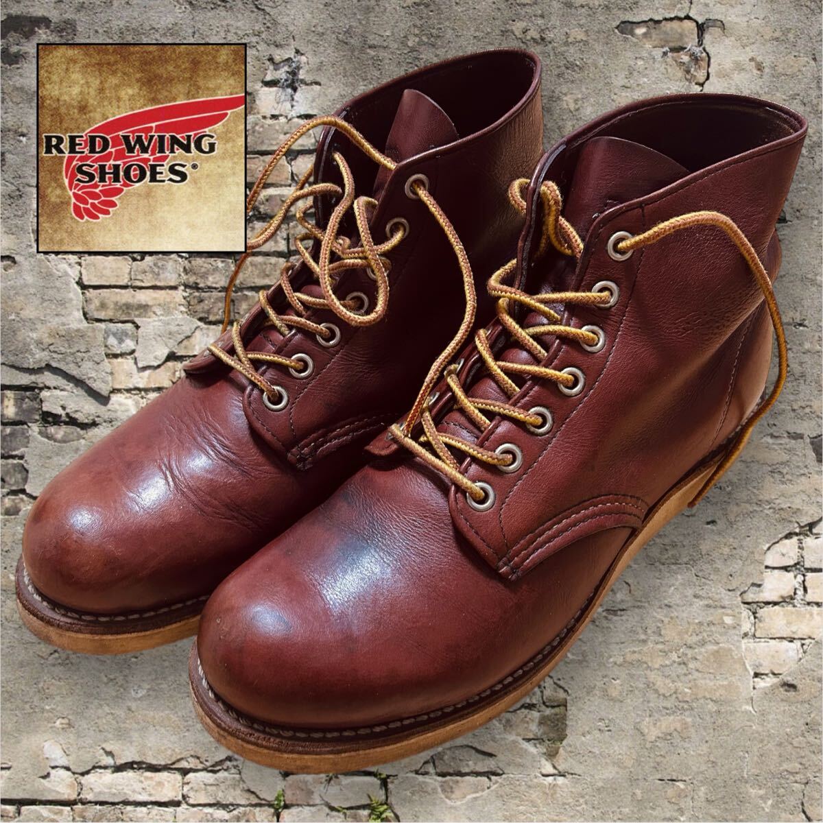 RED WING 9105 プレーントゥクラシックラウンド US7.5D RED WING 9105 プレーントゥクラシックラウンド 細う US7.5D