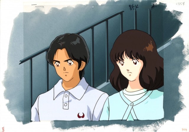 激レアセル画！】あだち充氏作品 ぽ 『タッチ 』浅倉南・上杉達也2枚 
