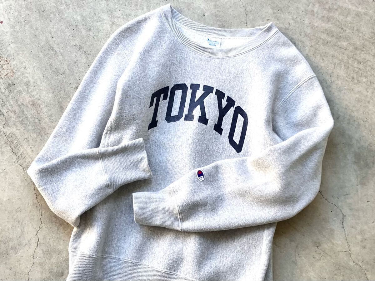 専用　MoMA オノ・ヨーコ Championリバースウィーブクルーネック Champion 新品 チャンピオン x モマ MoMA Yoko Ono PEACE is