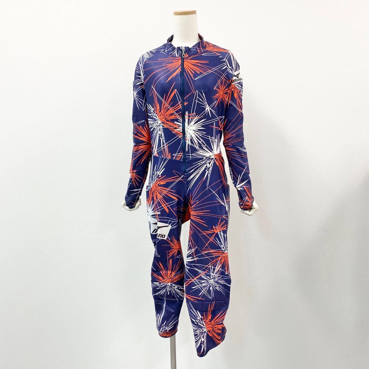 匿名配送】ミズノ スピードスケート ワンピース ラバー テカテカ 全身  