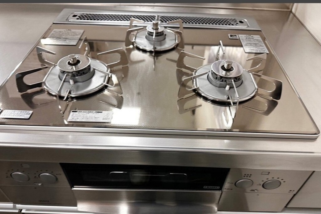 Rinnai - fulu　都市ガス Rinnai リンナイ 3口 ビルトインコンロ RB2K3H3SAB/LPG リンナイ RINNAI ビルトインコンロ 2口タイプ