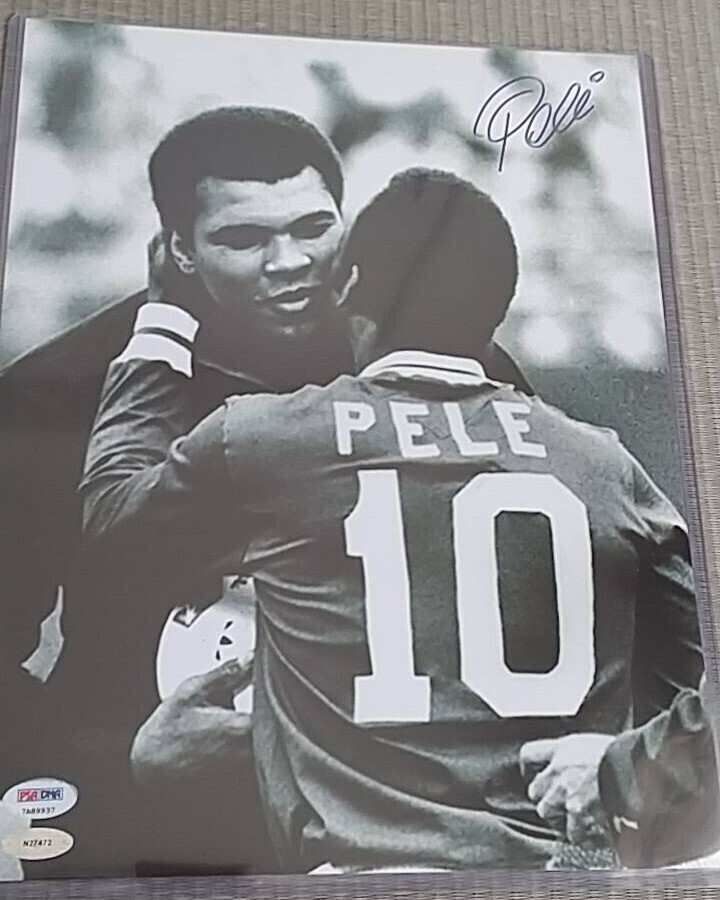 ペレ Pel 直筆サイン入り写真 証明書付き 20世紀最高のサッカー選手