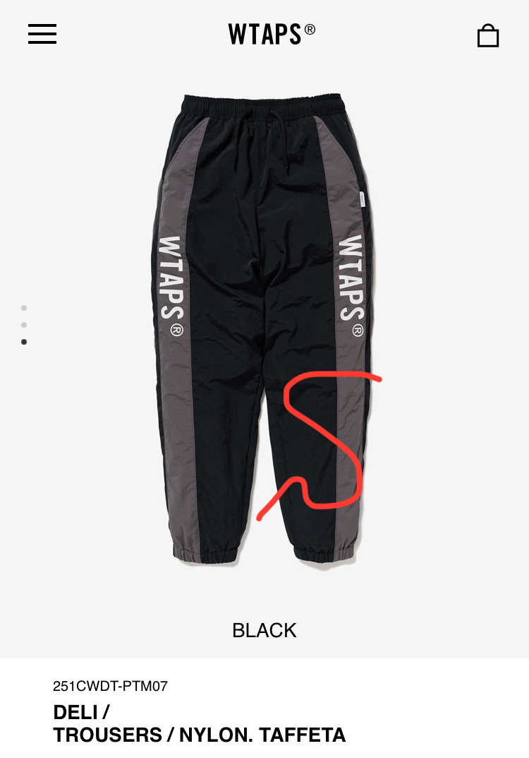 試着程度 19ss 希少 WTAPS ダブルタップス DELI TROUSERS COPO