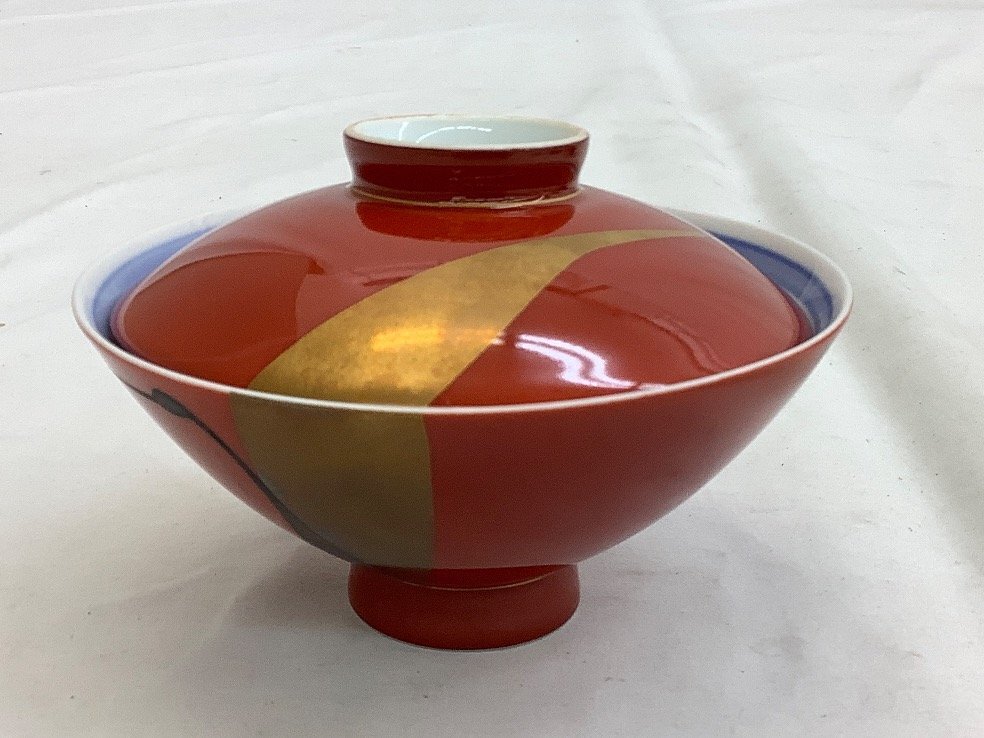 日展作家【草場正人】有田焼 花瓶 花瓶、肥前有田焼、草場正人作 やや傷や